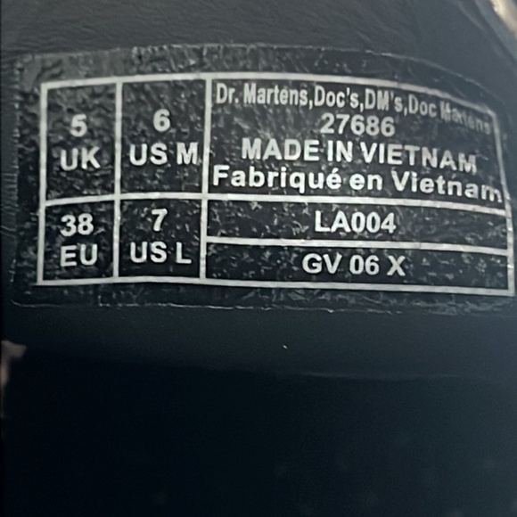 Dr. Martens 1461 Distorted Leopard Printed Lace-Up Shoes Size 7 NEW - Picture 10 of 10